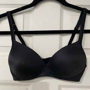 Warner's Elegant Black Bra